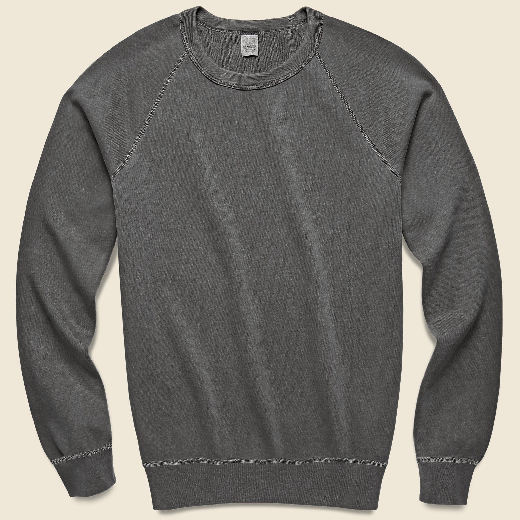 Supima Beach Crew Sweatshirt - Black - Save Khaki - STAG Provisions - Tops - Fleece / Sweatshirt