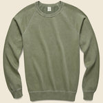 Supima Beach Crew Sweatshirt - Olive - Save Khaki - STAG Provisions - Tops - Fleece / Sweatshirt
