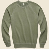 Supima Beach Crew Sweatshirt - Olive - Save Khaki - STAG Provisions - Tops - Fleece / Sweatshirt