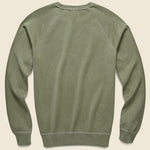 Supima Beach Crew Sweatshirt - Olive - Save Khaki - STAG Provisions - Tops - Fleece / Sweatshirt