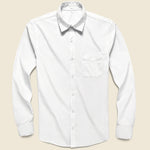 Poplin Standard Shirt - White - Save Khaki - STAG Provisions - Tops - L/S Woven - Solid