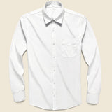 Poplin Standard Shirt - White - Save Khaki - STAG Provisions - Tops - L/S Woven - Solid
