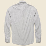 Striped Standard Shirt - Black - Save Khaki - STAG Provisions - Tops - L/S Woven - Stripe