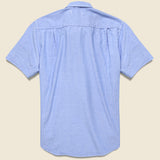 Chambray Popover Shirt - Light Blue - Save Khaki - STAG Provisions - Tops - S/S Woven - Solid