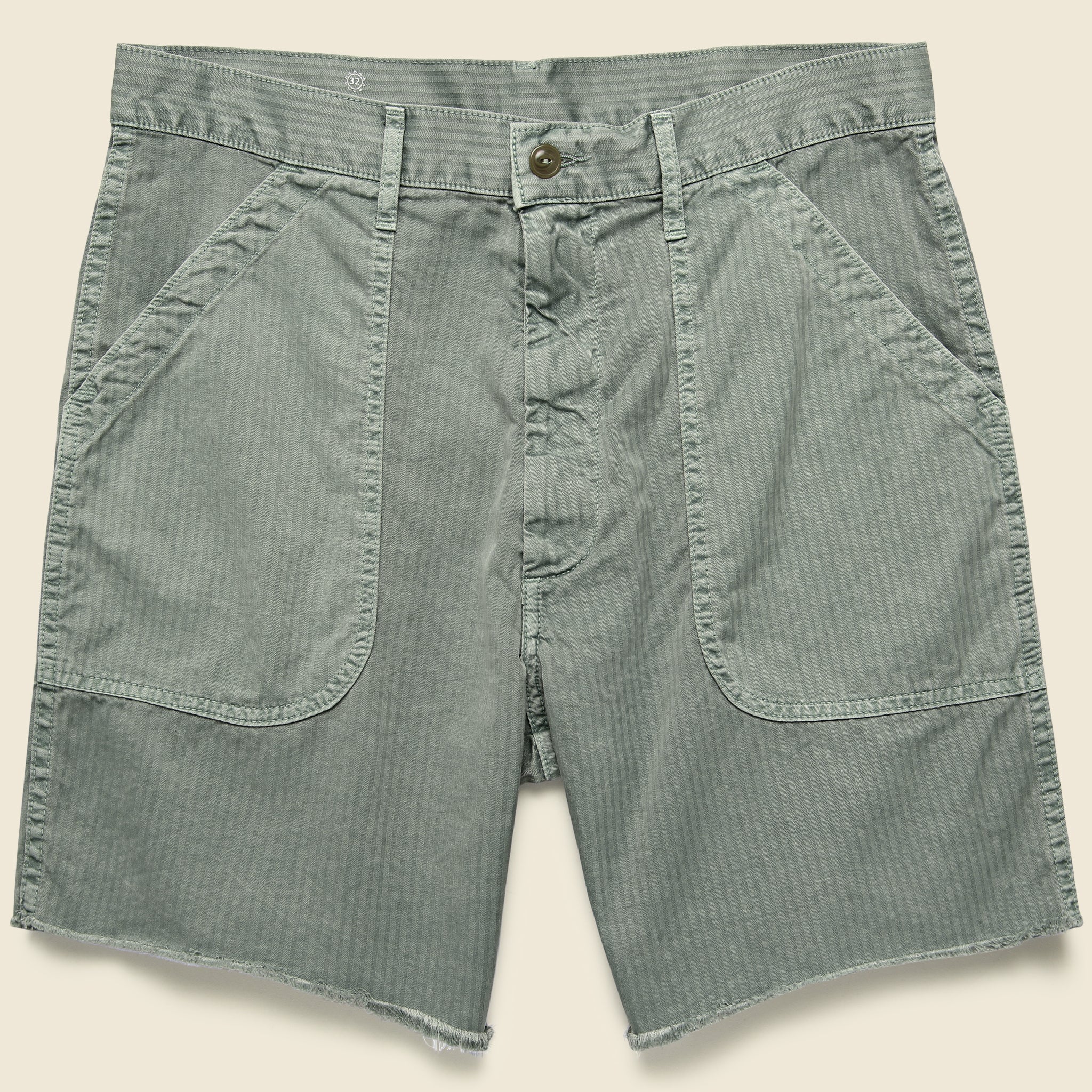 Herringbone Naval Short - Olive - Save Khaki - STAG Provisions - Shorts - Solid