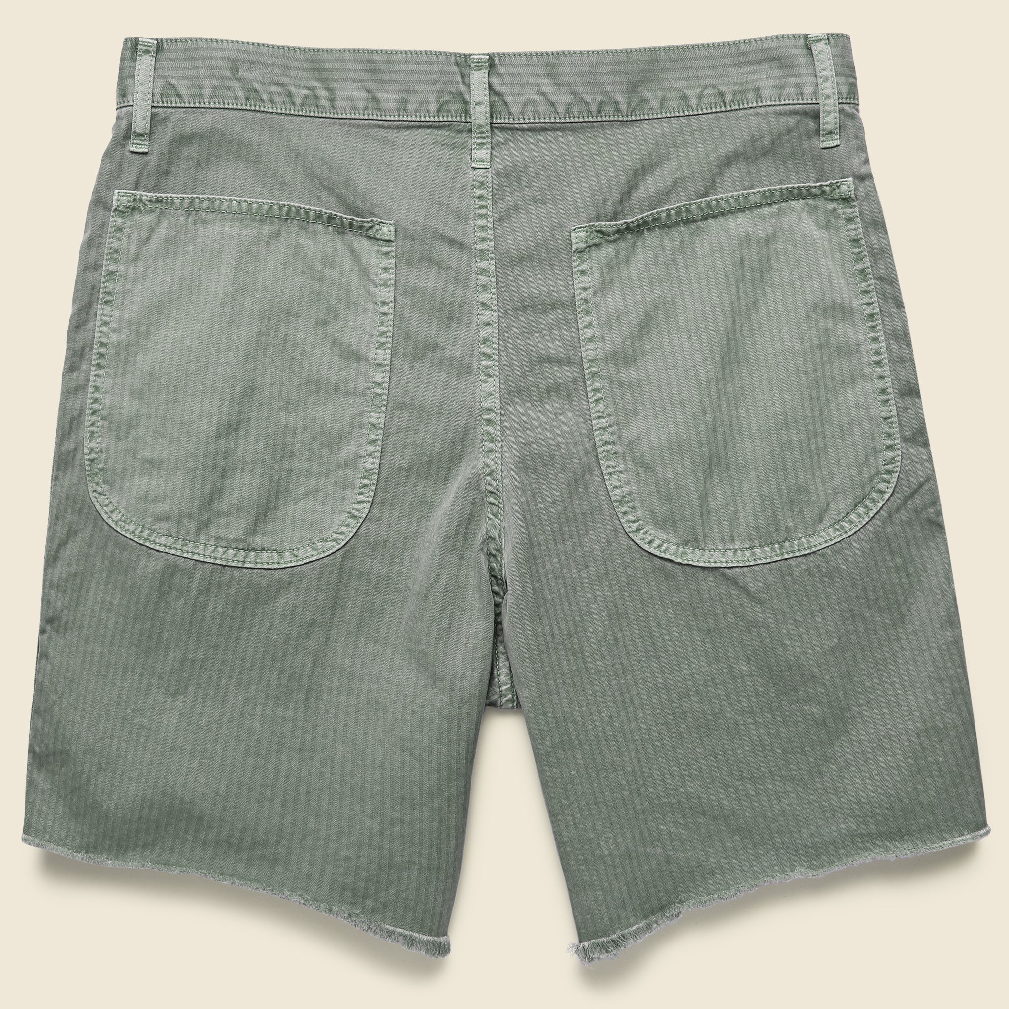 Herringbone Naval Short - Olive - Save Khaki - STAG Provisions - Shorts - Solid