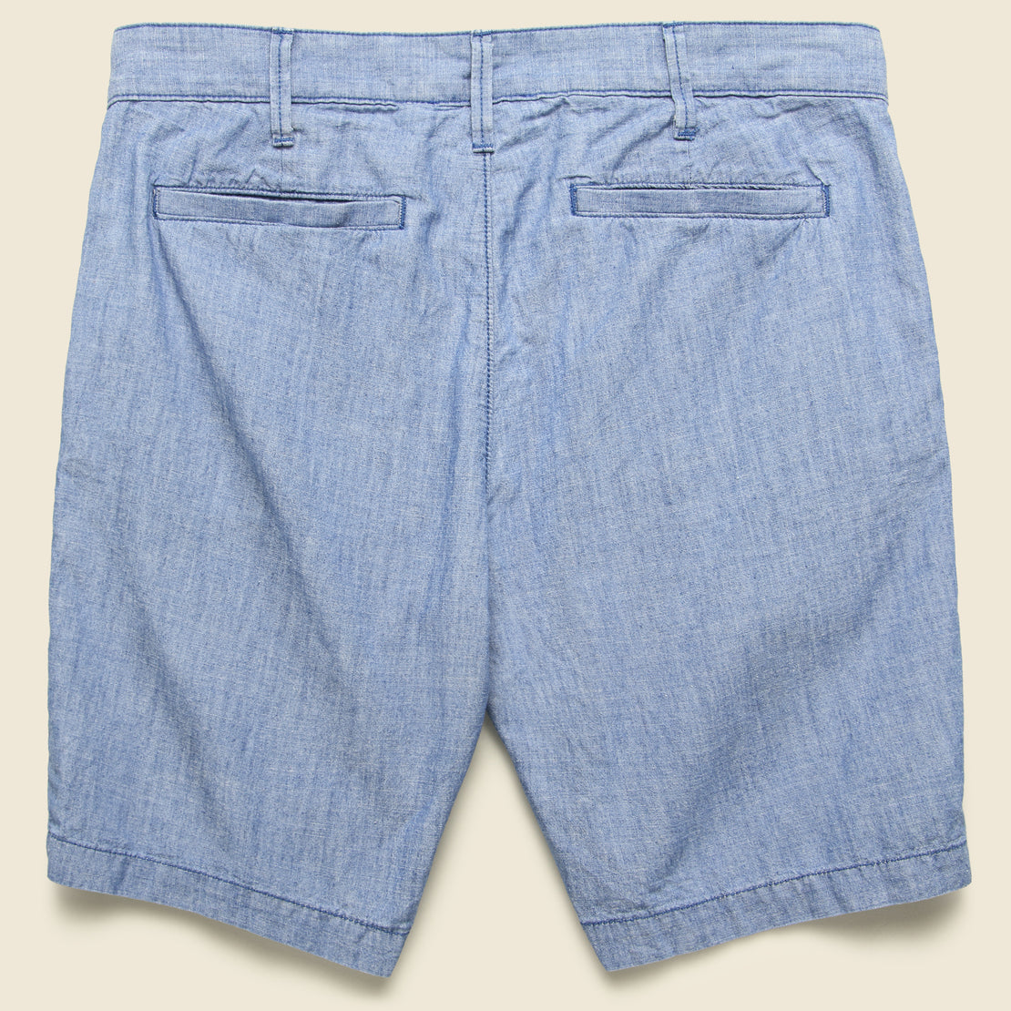 Chambray Bermuda Short - Indigo - Save Khaki - STAG Provisions - Shorts - Solid