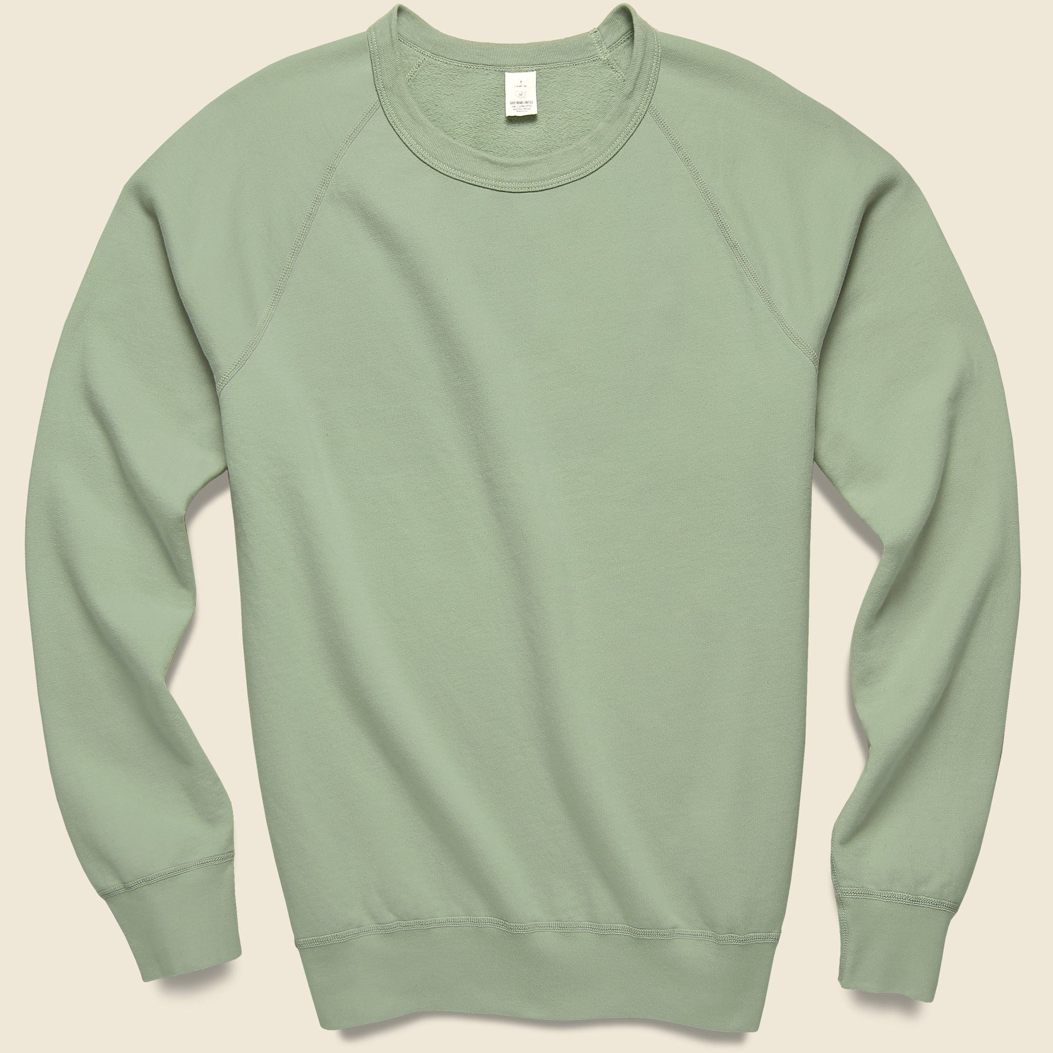 Supima Crew Sweatshirt - Willow - Save Khaki - STAG Provisions - Tops - Fleece / Sweatshirt