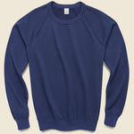 Supima Crew Sweatshirt - Indigo - Save Khaki - STAG Provisions - Tops - Fleece / Sweatshirt