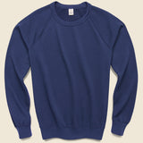 Supima Crew Sweatshirt - Indigo - Save Khaki - STAG Provisions - Tops - Fleece / Sweatshirt