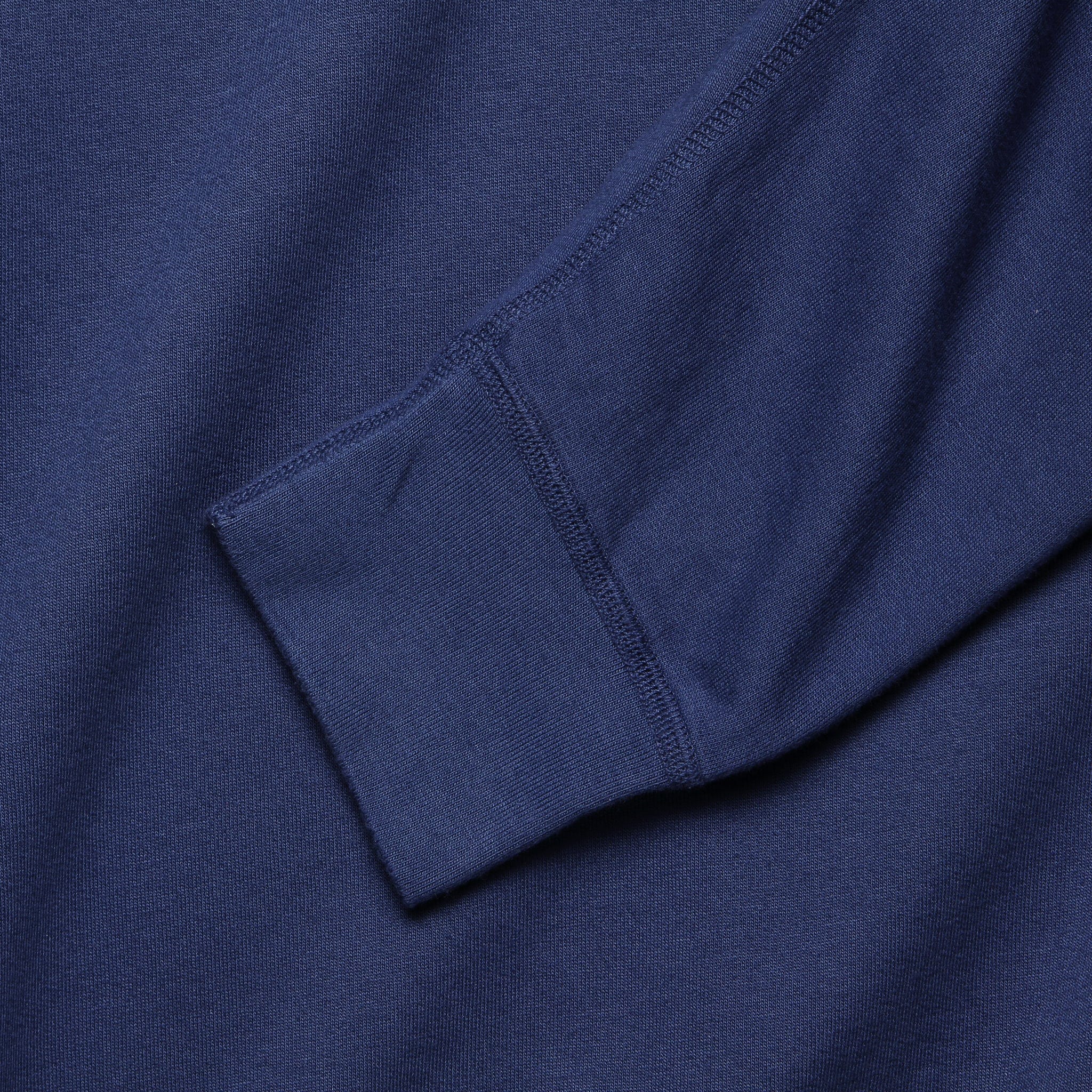 Supima Crew Sweatshirt - Indigo - Save Khaki - STAG Provisions - Tops - Fleece / Sweatshirt