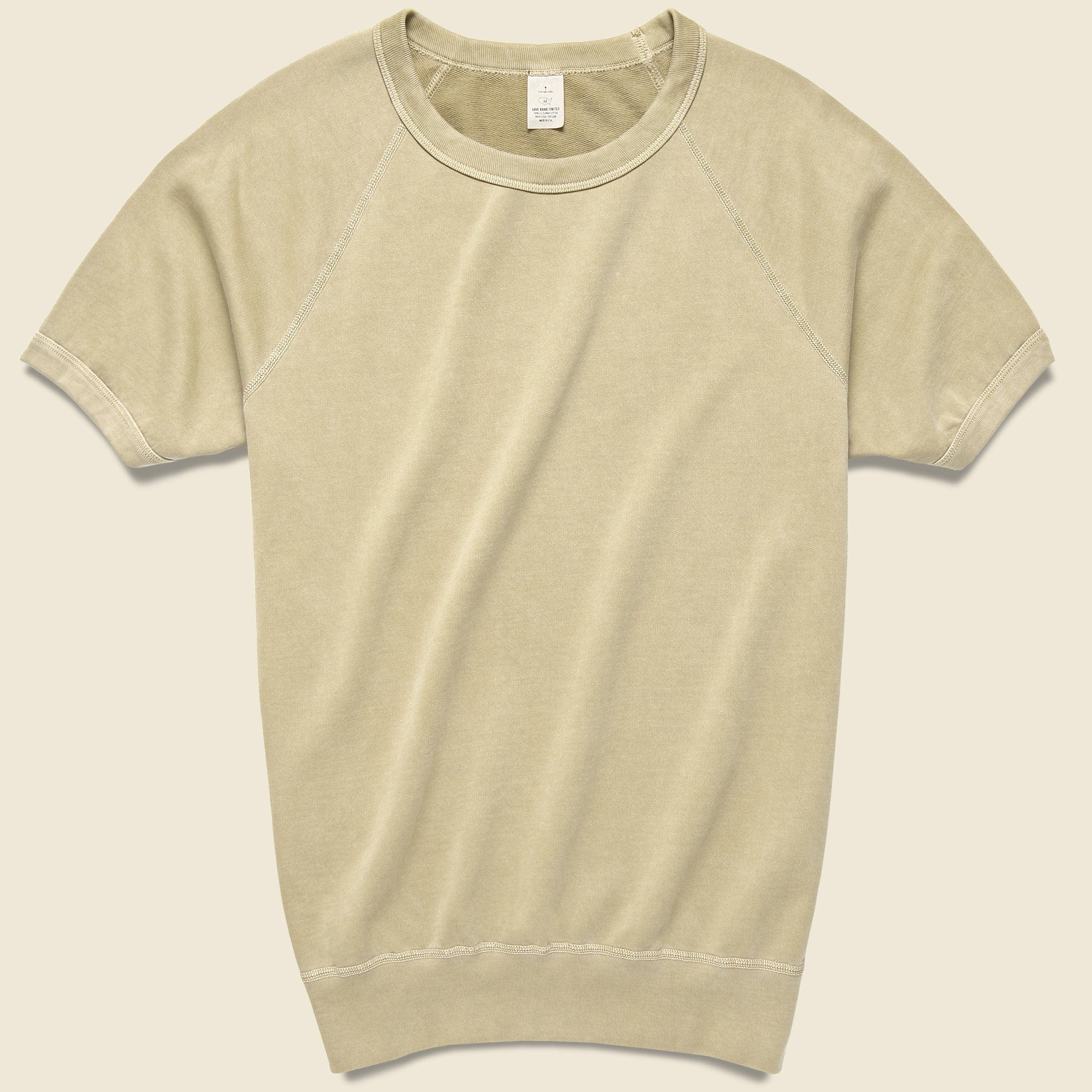 Supima Beach Crew Sweatshirt - Honey - Save Khaki - STAG Provisions - Tops - Fleece / Sweatshirt