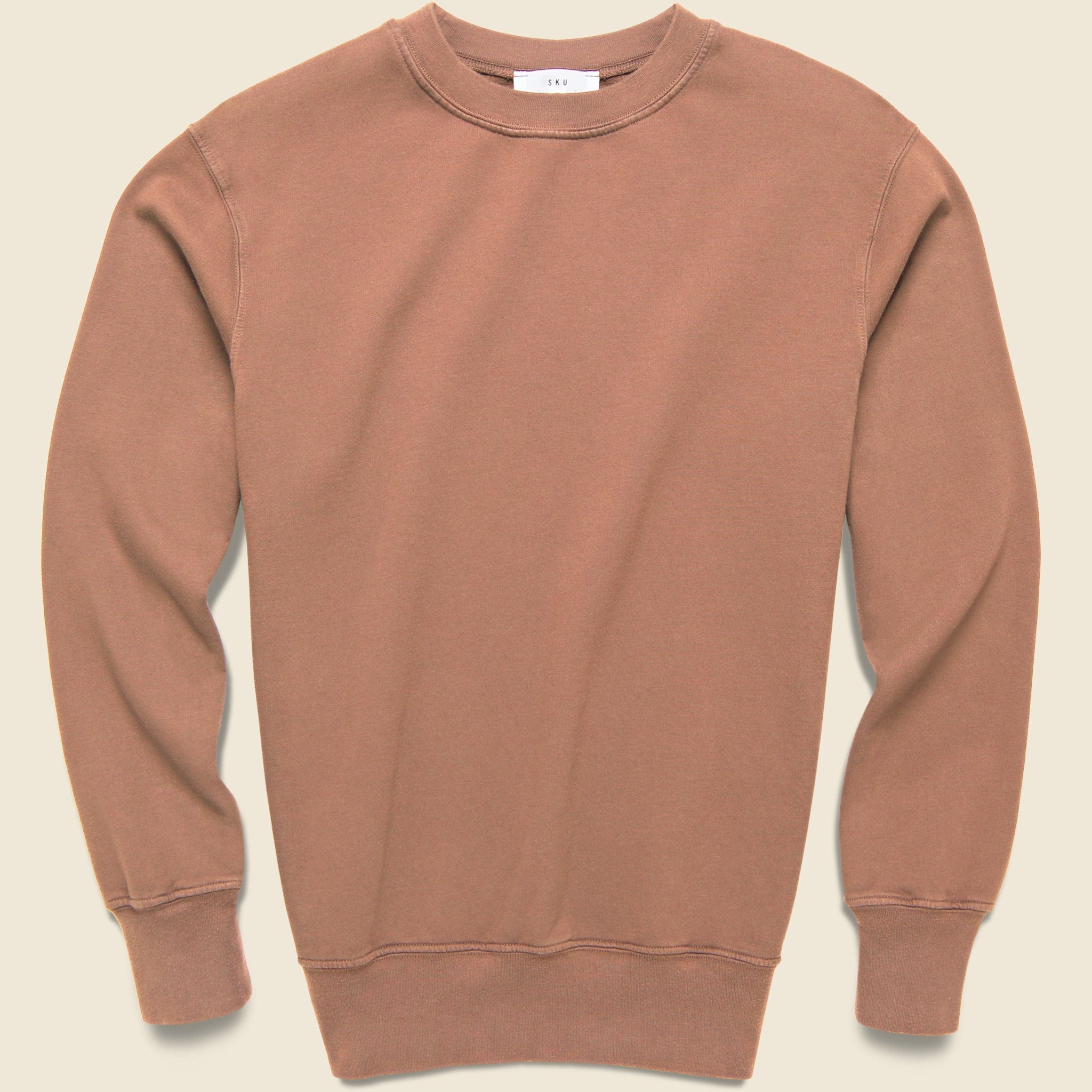 Supima Crew Sweatshirt - Clay - Save Khaki - STAG Provisions - Tops - Fleece / Sweatshirt