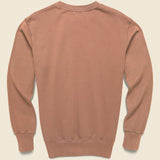 Supima Crew Sweatshirt - Clay - Save Khaki - STAG Provisions - Tops - Fleece / Sweatshirt
