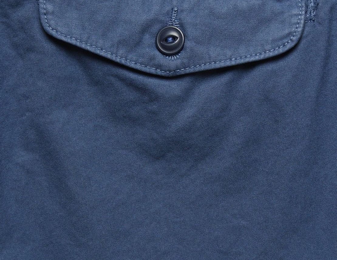 Twill Bermuda Short - Blue - Save Khaki - STAG Provisions - Shorts - Solid