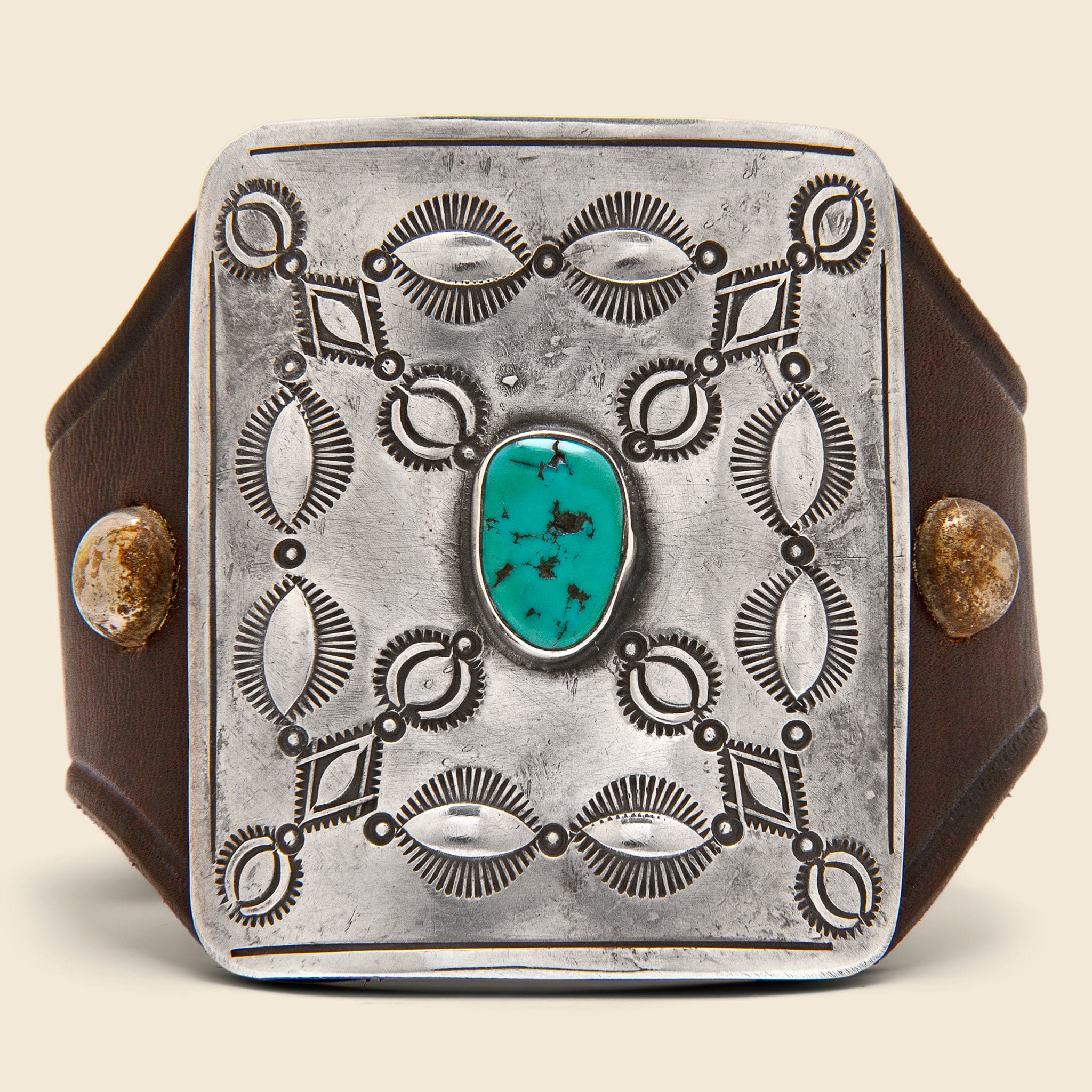 
                          Stamped Ketoh - Sterling &amp; Turquoise - Smith Bros. - STAG Provisions - W - One &amp; Done - Accessories &amp; Jewelry
                        