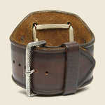 Double Thunderbird Motif Ketoh - Leather/Sterling/Turquoise - Smith Bros. Trading Co. - STAG Provisions - One & Done - Accessories & Jewelry
