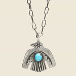 Thunderbird Pendant Necklace - Sterling/Turquoise - Smith Bros. Trading Co. - STAG Provisions - One & Done - Accessories & Jewelry