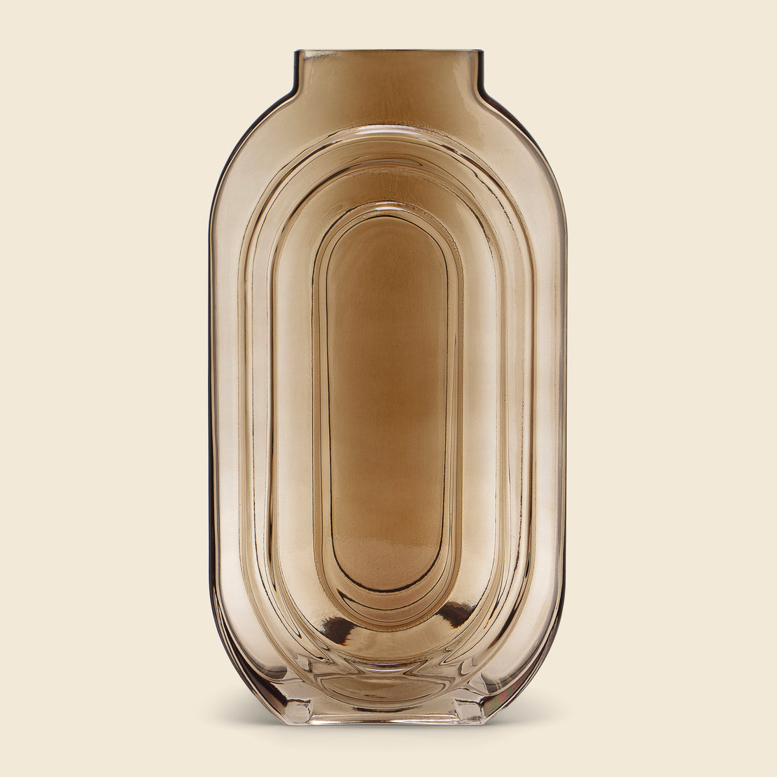 Home Smoked Glass Deco Vase