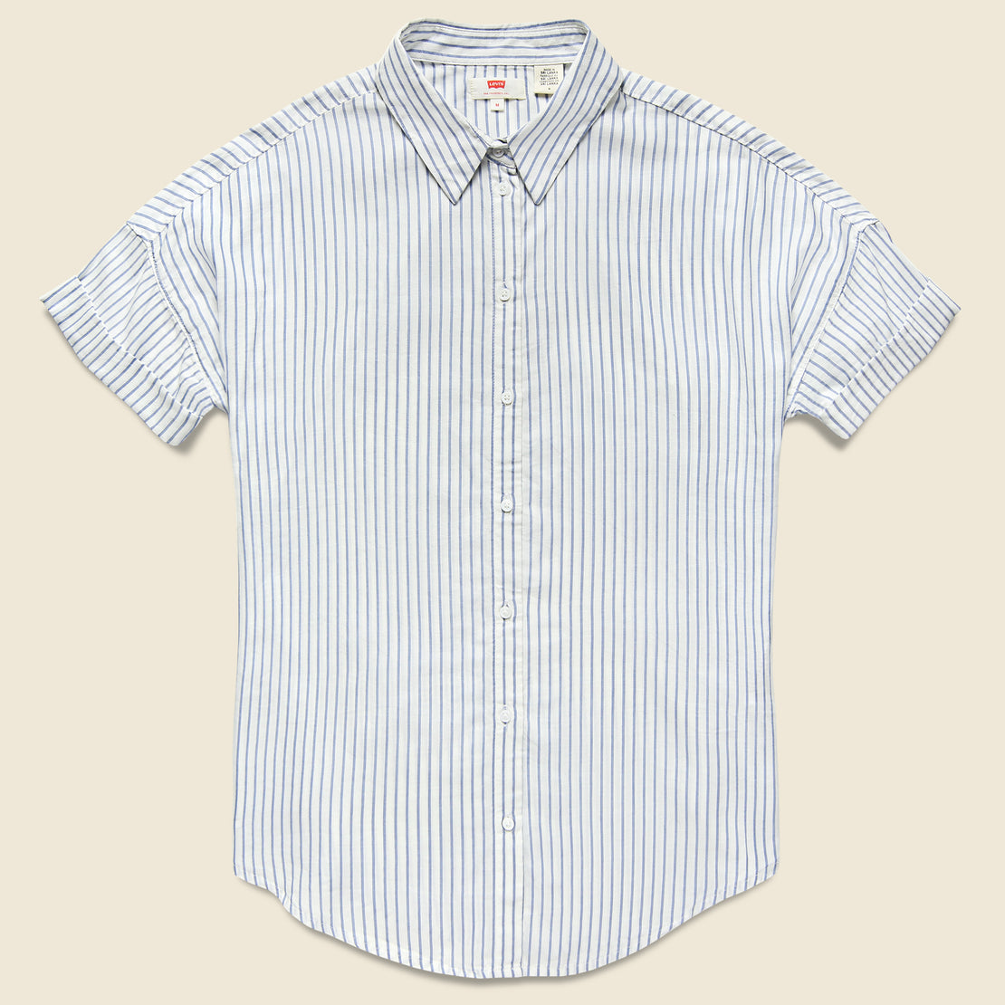 Levis Premium Harper Shirt - Colony Blue Stripe