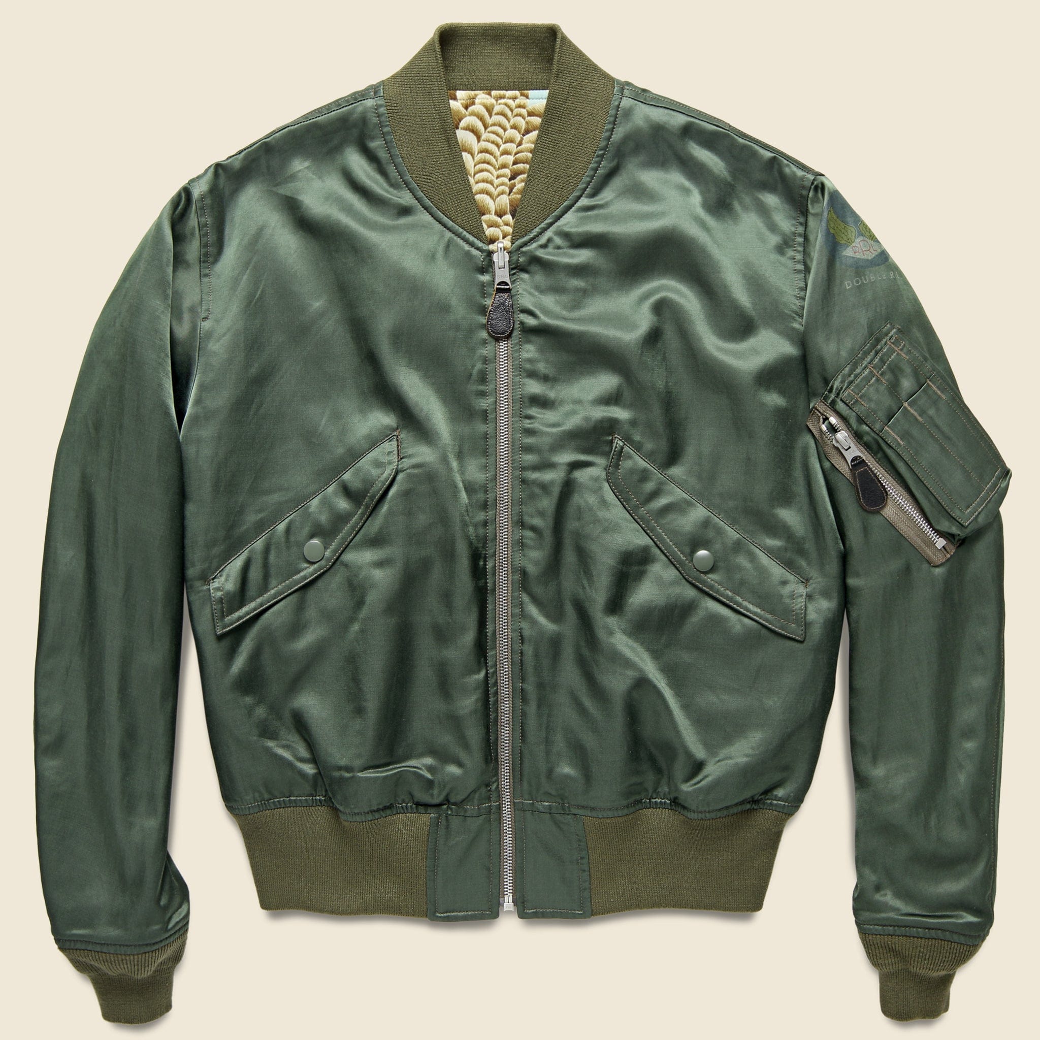 
                          Webster Bomber - Sage - RRL - STAG Provisions - W - Outerwear - Coat/Jacket
                        