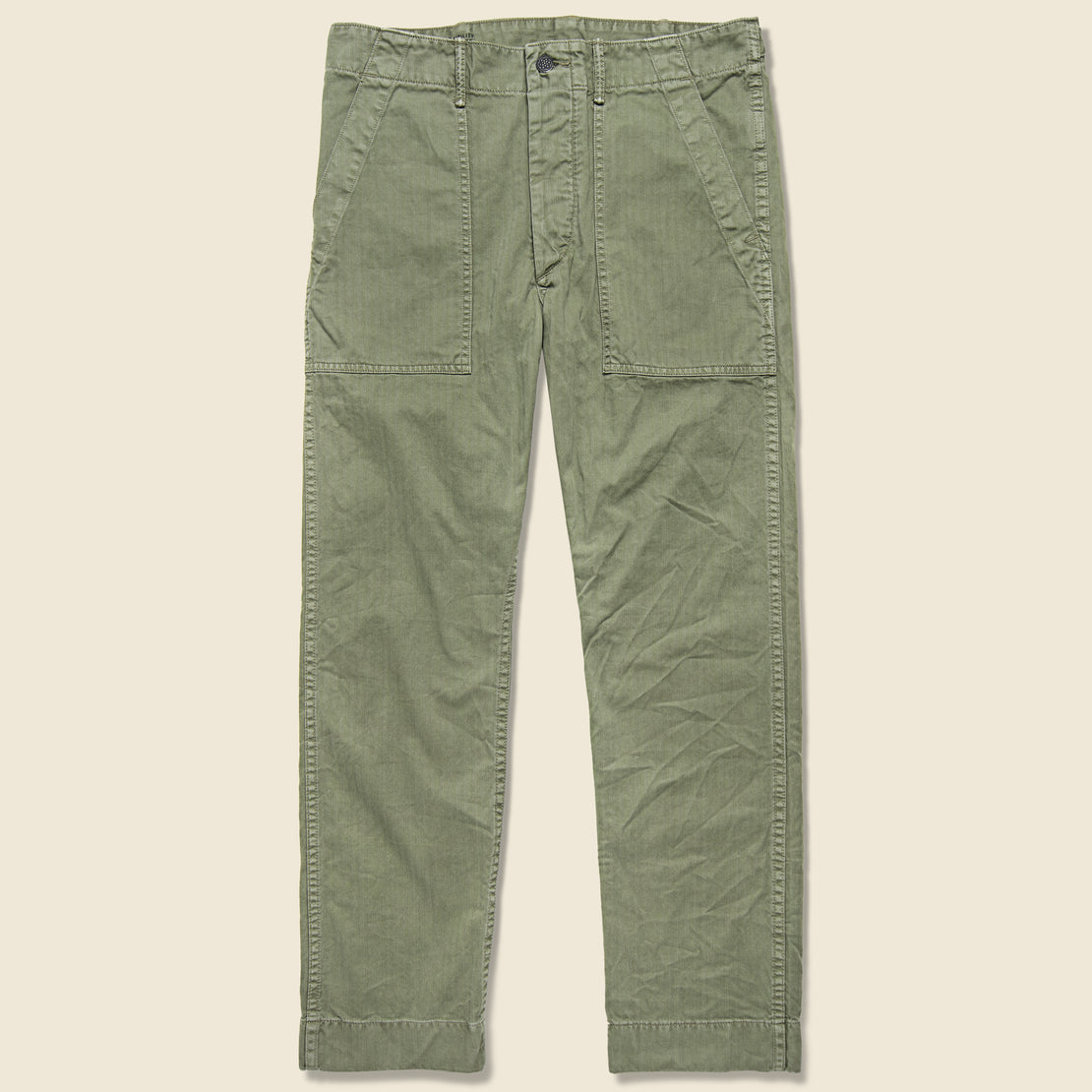 Army Utility Green Pant Brewster - Cotton Herringbone