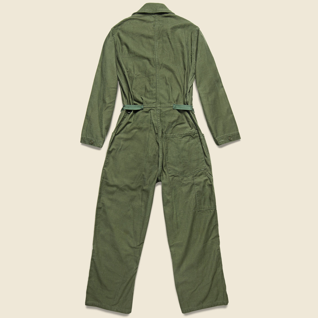 Cotton Sateen Type I Military Coverall - Olive Drab - Vintage - STAG Provisions - W - Onepiece - Jumpsuit
