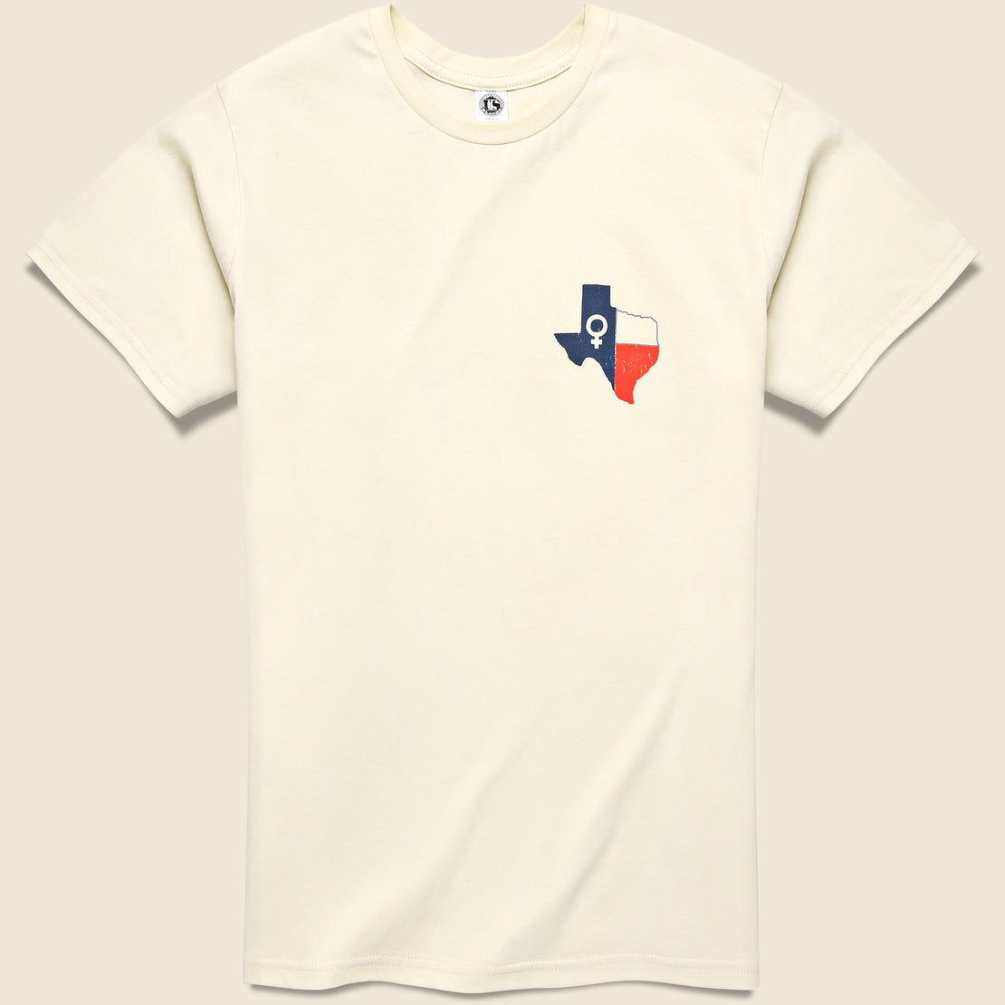 STAG Support Texas Women Tee - Cream