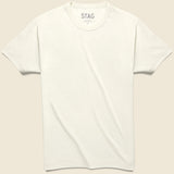 STAG Tee - White - STAG - STAG Provisions - Tops - S/S Tee