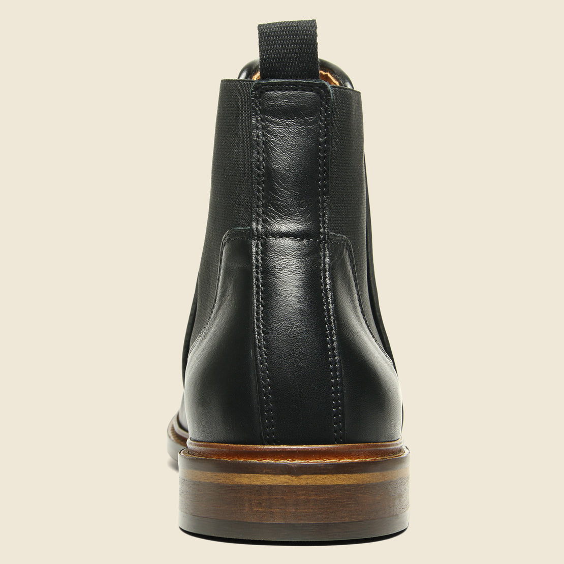 Wyatt Leather Chelsea Boot - Black