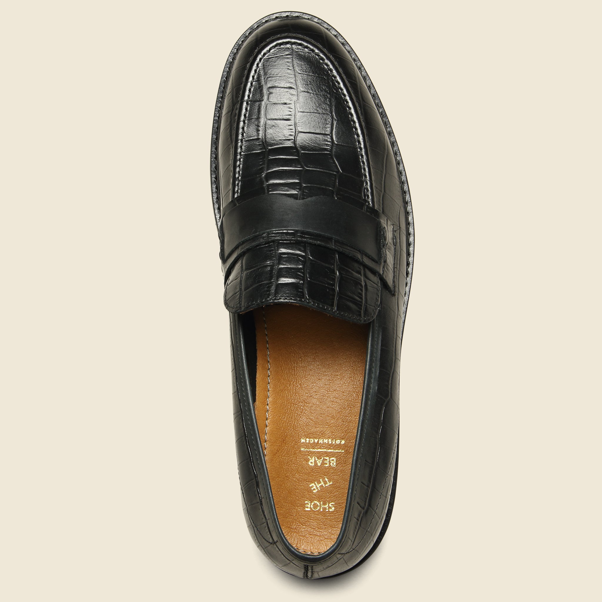 
                          Farley Croc Loafer - Black - Shoe the Bear - STAG Provisions - Shoes - Oxfords
                        