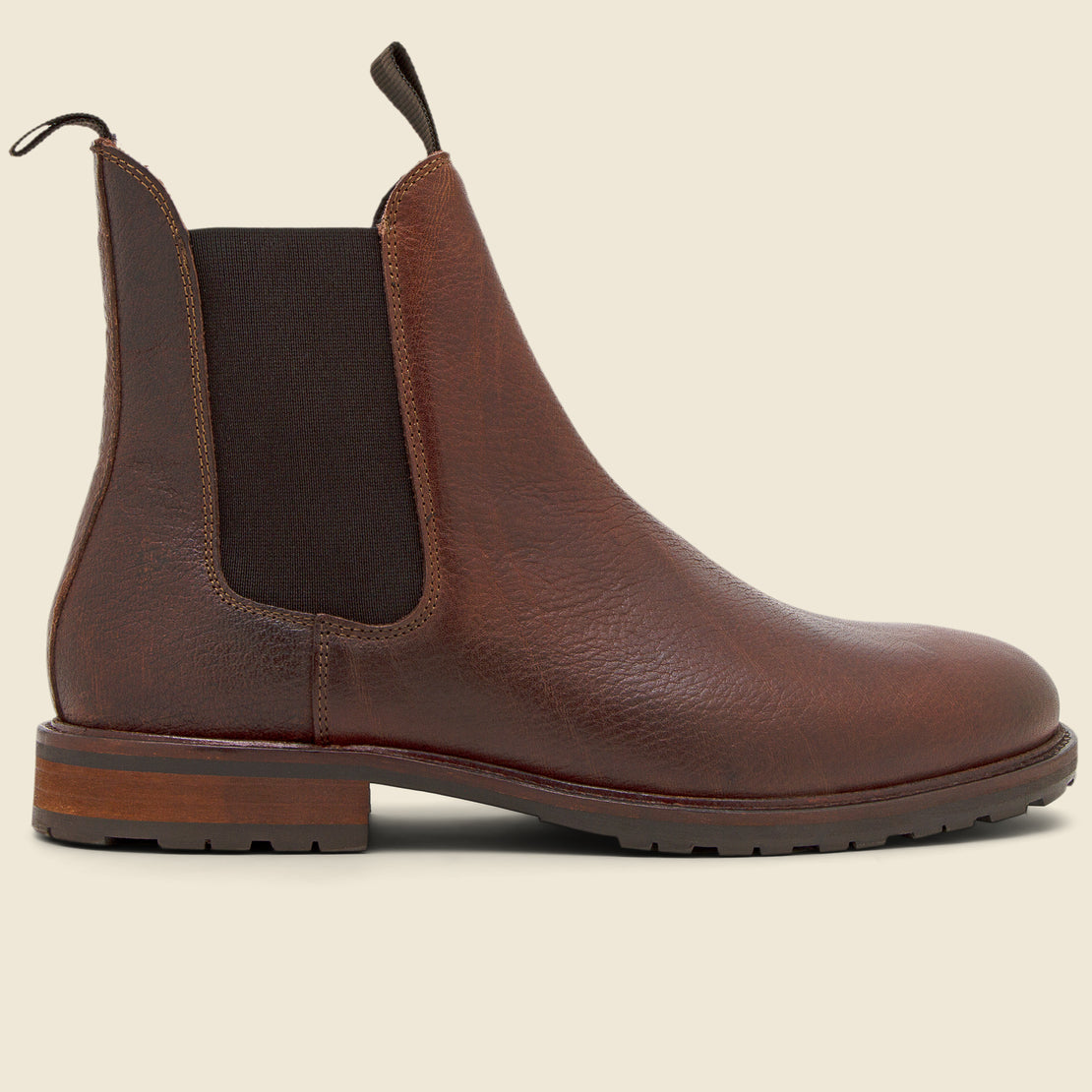 Shoe the Bear York Leather Chelsea Boot - Brown