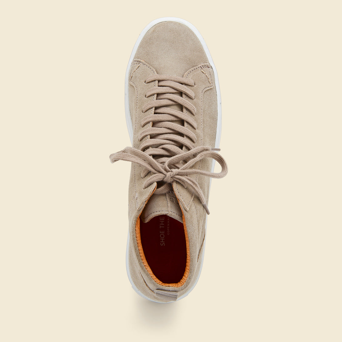 Holmes Suede High Top Sneaker - Sand