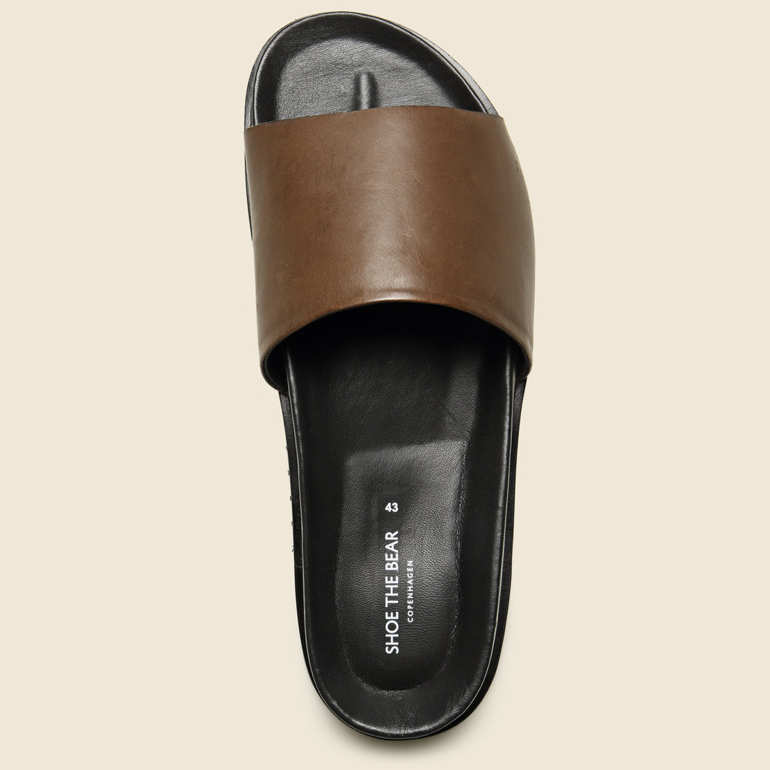 Augustin Leather Slide - Brown - Shoe the Bear - STAG Provisions - Shoes - Sandals / Flops