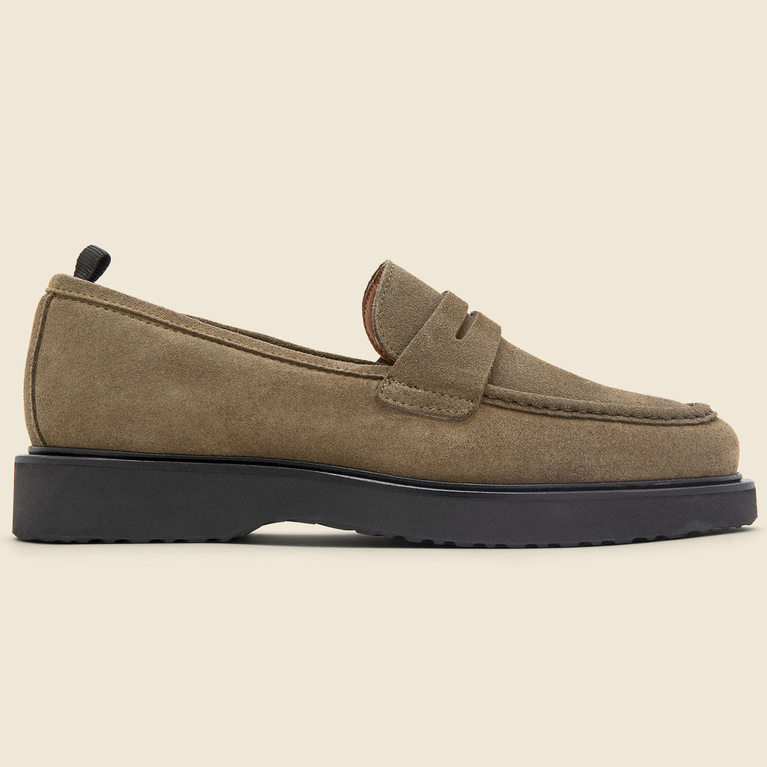 Shoe the Bear Cosmos Leather Loafer - Khaki