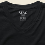 V-Neck Tee - Black - STAG - STAG Provisions - Tops - S/S Tee