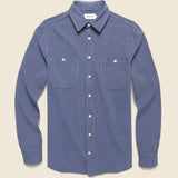 Utility Shirt - Roped Indigo - Taylor Stitch - STAG Provisions - Tops - L/S Woven - Stripe