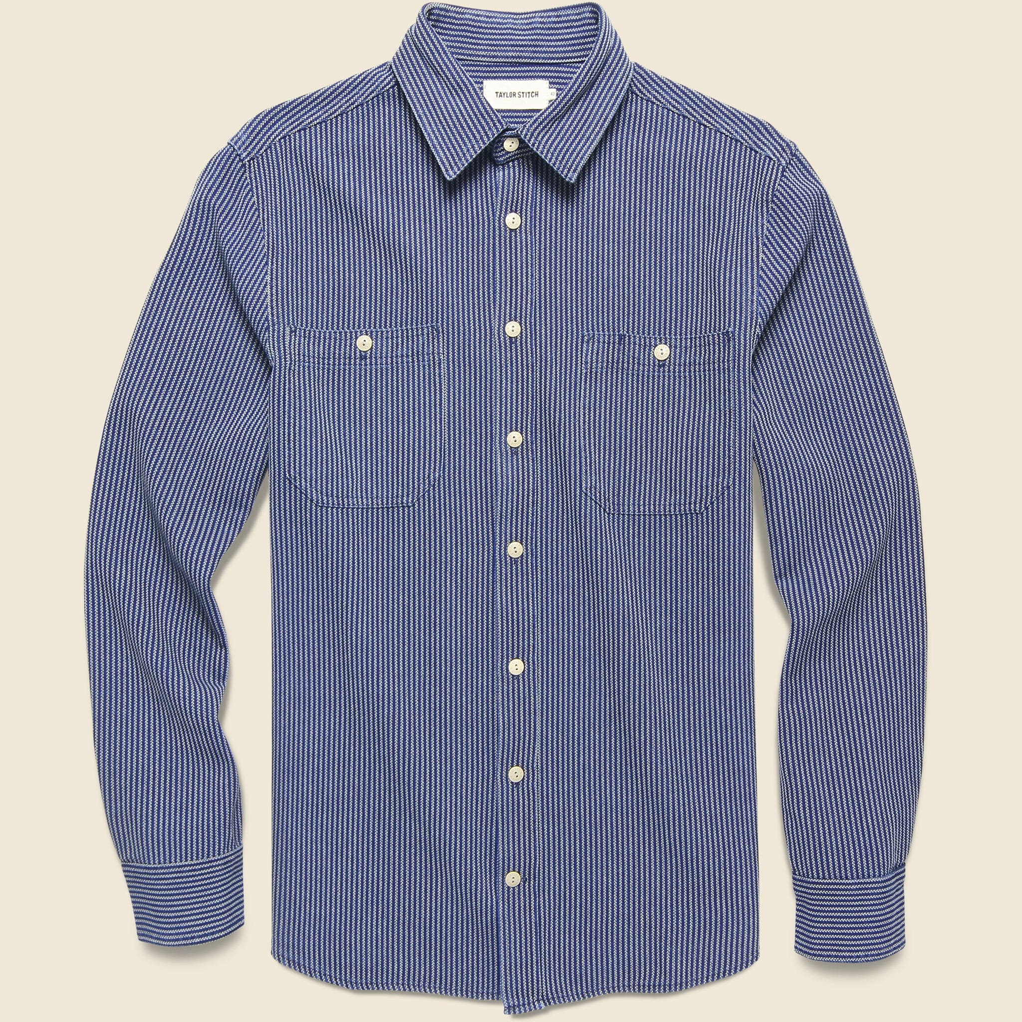 Utility Shirt - Roped Indigo - Taylor Stitch - STAG Provisions - Tops - L/S Woven - Stripe