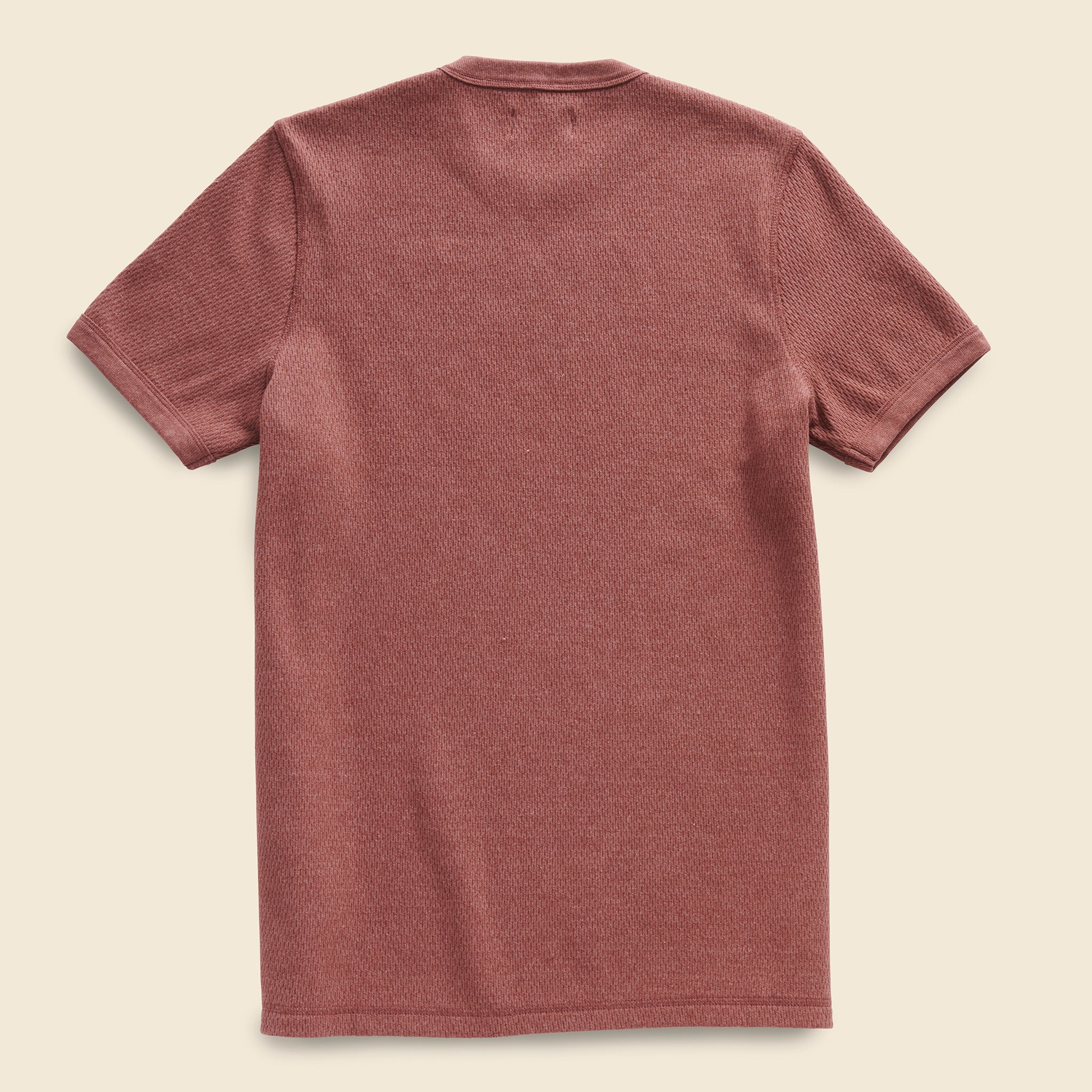 
                          Heavy Bag Waffle Tee - Burgundy - Taylor Stitch - STAG Provisions - Tops - S/S Knit
                        