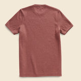 Heavy Bag Waffle Tee - Burgundy - Taylor Stitch - STAG Provisions - Tops - S/S Knit