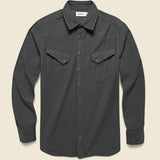 Western Pincord Shirt - Coal - Taylor Stitch - STAG Provisions - Tops - L/S Woven - Corduroy