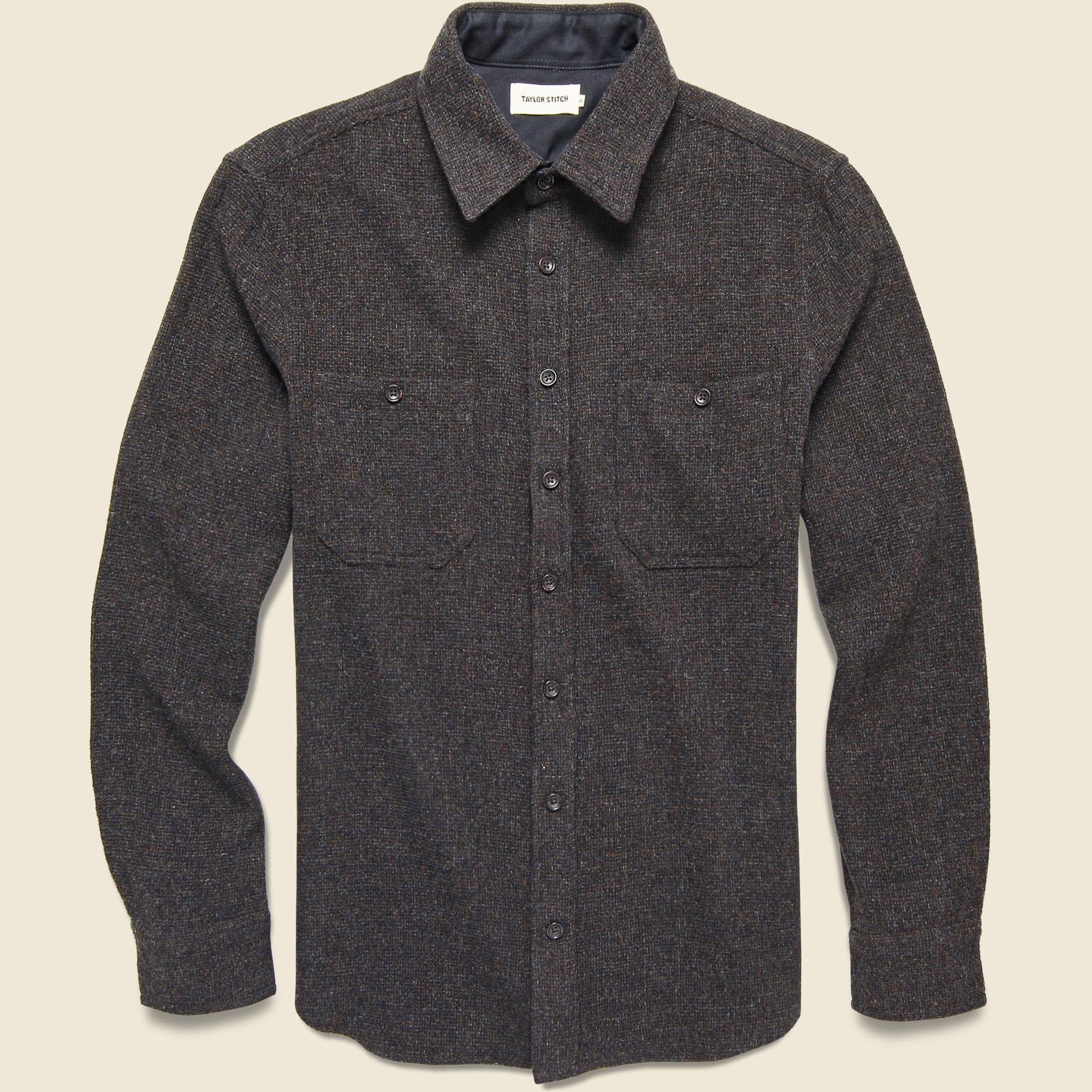 Service Shirt - Moss Melange Wool - Taylor Stitch - STAG Provisions - Tops - L/S Woven - Solid
