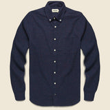 Jack Shirt - Navy Donegal - Taylor Stitch - STAG Provisions - Tops - L/S Woven - Fleck