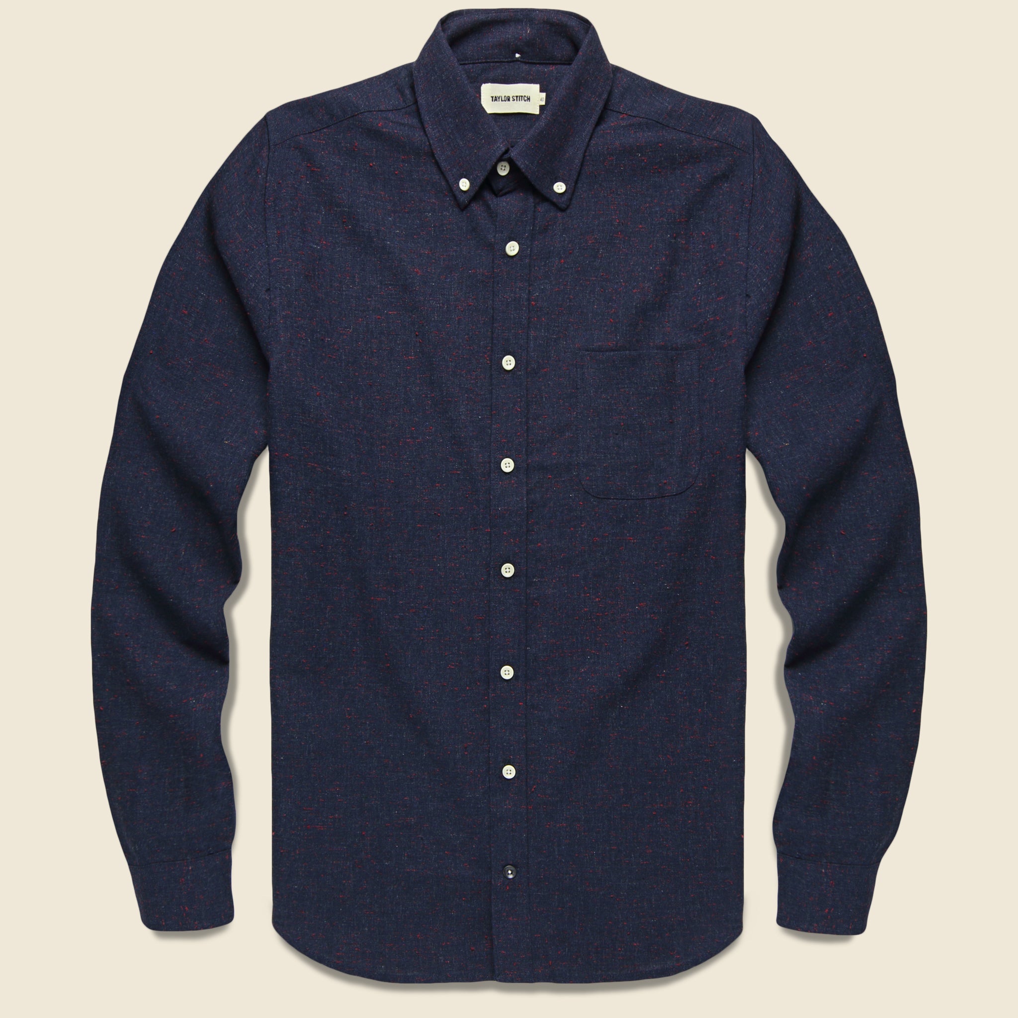 Jack Shirt - Navy Donegal - Taylor Stitch - STAG Provisions - Tops - L/S Woven - Fleck