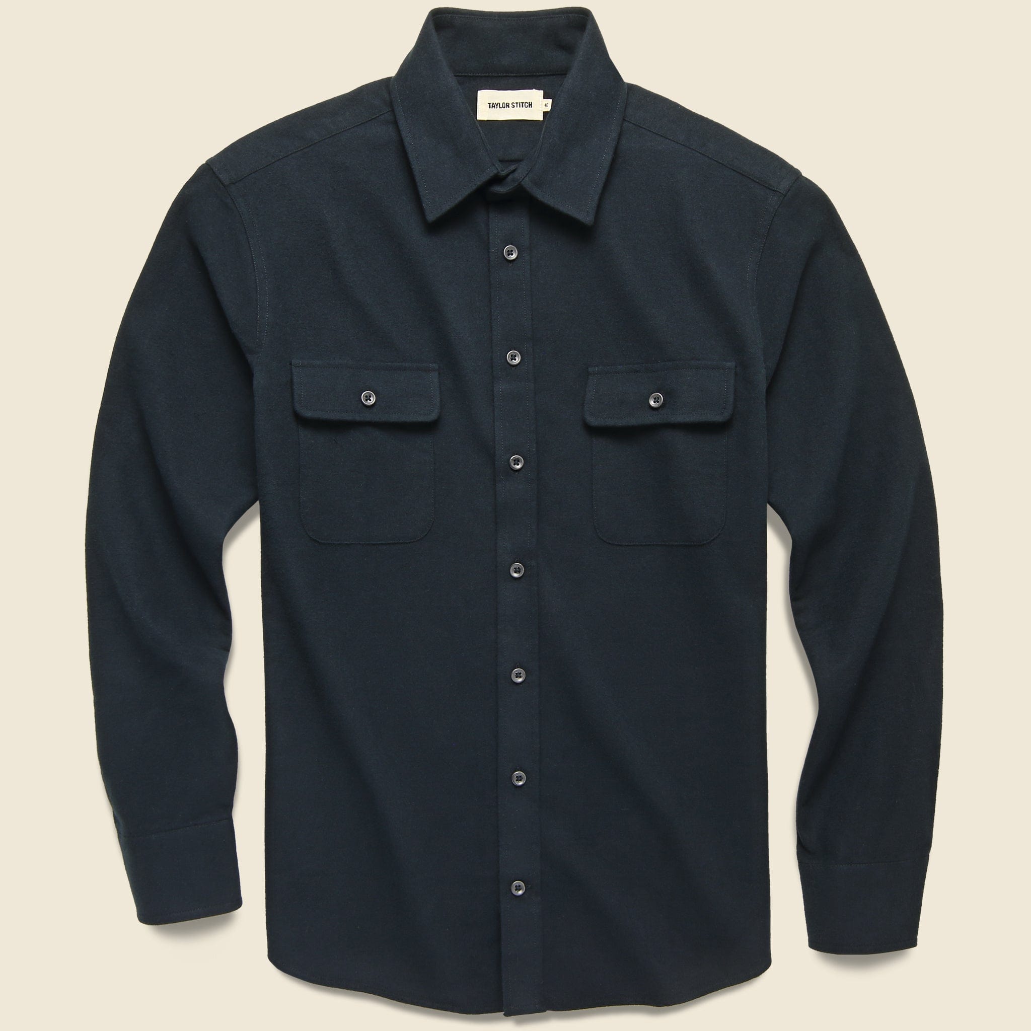 Yosemite Flannel - Black - Taylor Stitch - STAG Provisions - Tops - L/S Woven - Solid