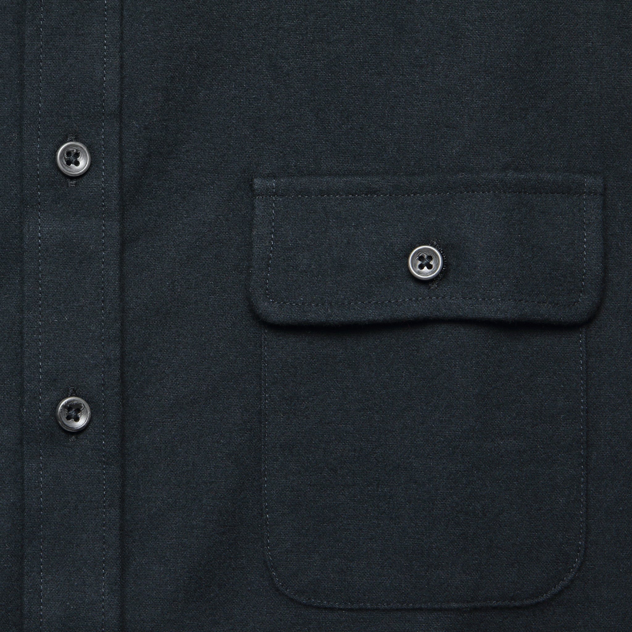 Yosemite Flannel - Black - Taylor Stitch - STAG Provisions - Tops - L/S Woven - Solid