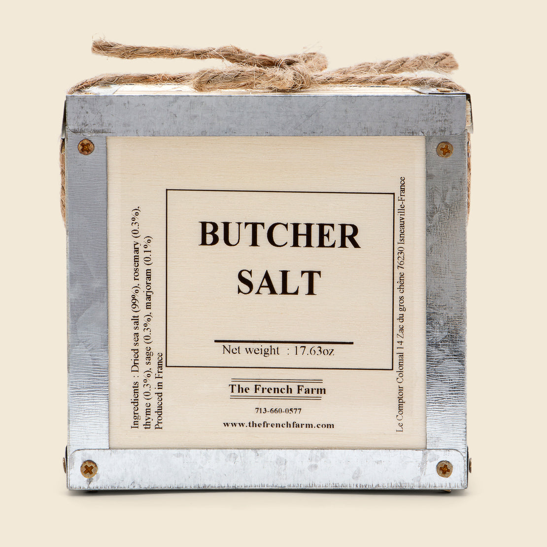 Home Butcher Salt Box