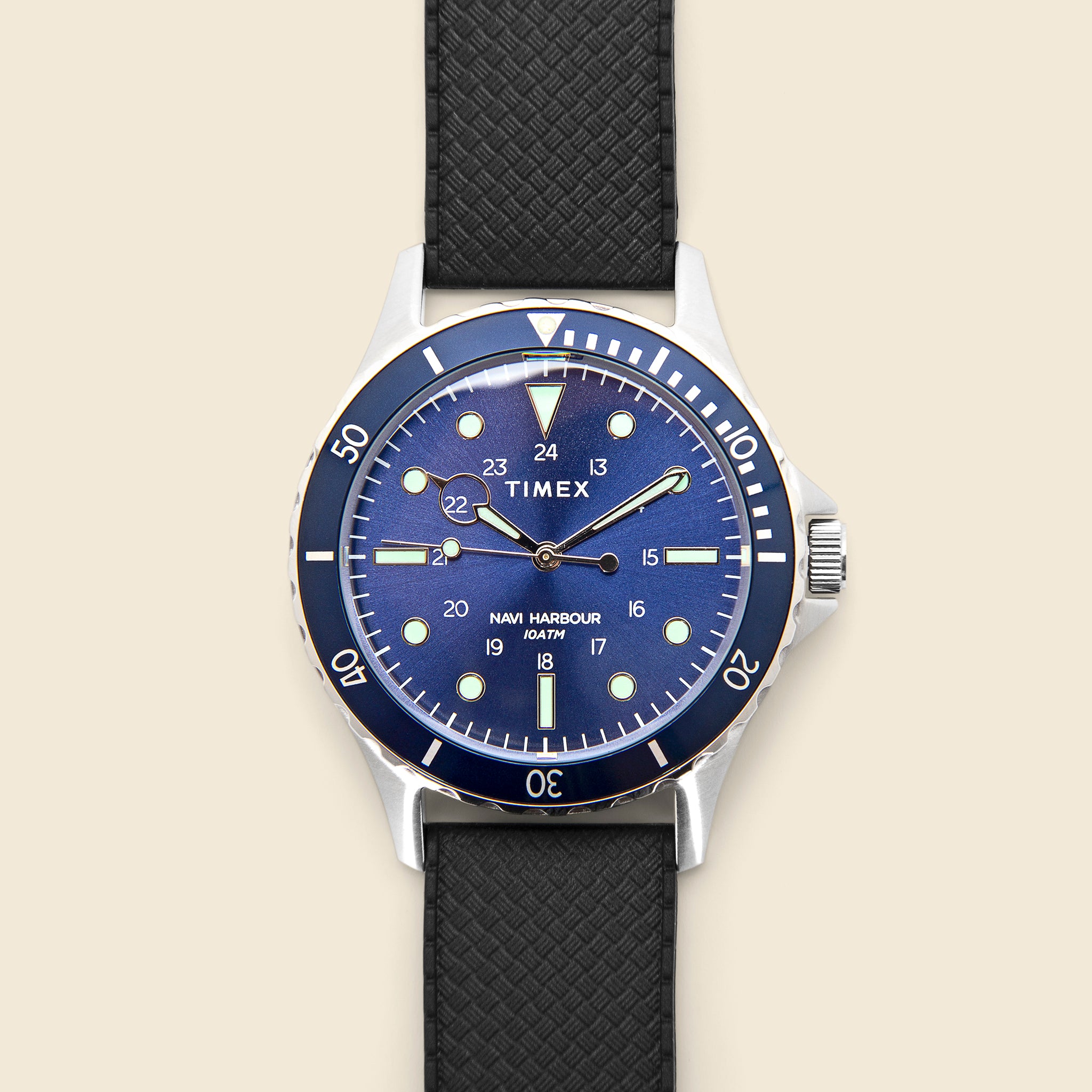 Navi XL Watch 41mm - Black/Blue - Timex - STAG Provisions - Accessories - Watches