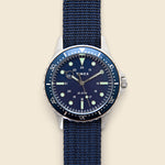 Navi XL Slip-Thru Strap Watch 41mm  - Stainless Steel/Blue - Timex - STAG Provisions - Accessories - Watches