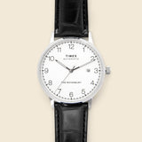 Waterbury Leather Strap Watch 40mm - Stainless Steel/Black/White - Timex - STAG Provisions - Accessories - Watches